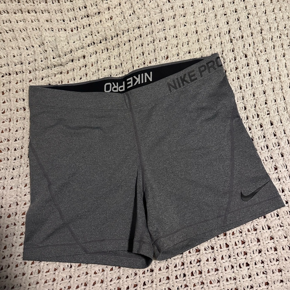 Nike Pro Women's Athletic Gray Shorts